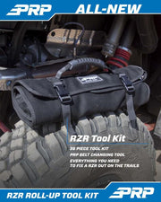 PRP Seats E98 PRP RZR Roll Up Tool Bag With 36pc Tool Kit - Photo - Close Up