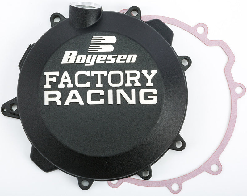 Boyesen Factory Racing Clutch Cover Black - CC-42CB KTM Dirt Bikes 2017-2023