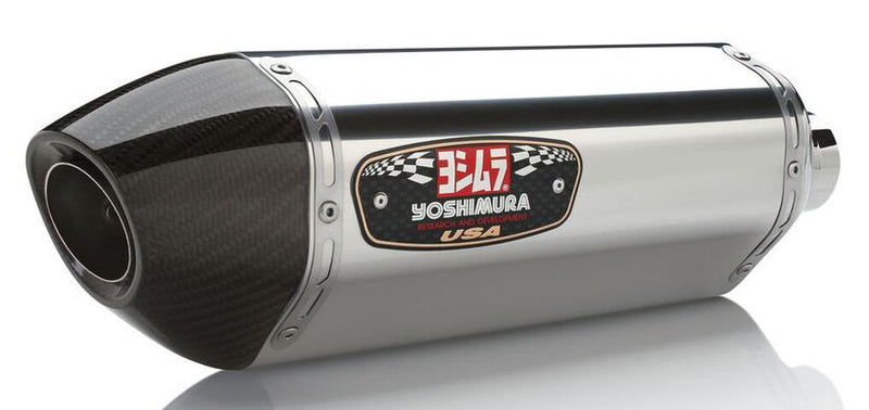 Yoshimura Exhaust Street R-77 Slip-ON SS-SS-CF - 11600E0520 Suzuki 600 / 750 2011-2024