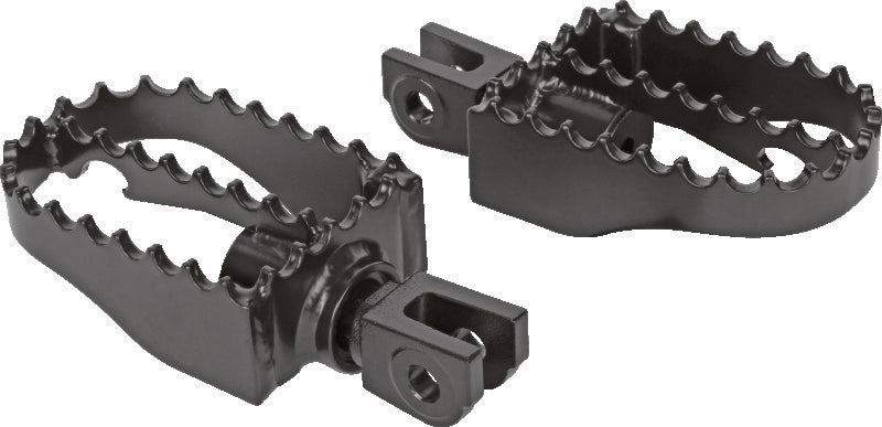 Burly Brand B13-1200B MX Pegs Rider - Black - Photo - Primary
