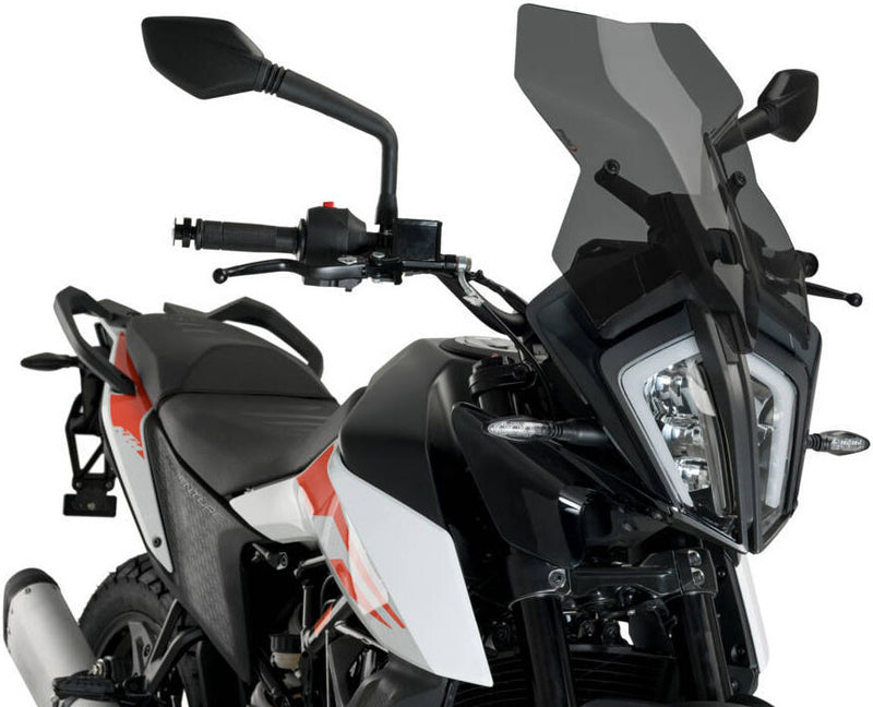 Puig Hi-Tech Parts Windscreen Touring Dark Smoke - 20414F KTM 390 Adventure 2020-2022
