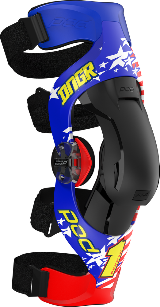 Pod 664-0455Y K4027-DBLE2-YTH K4 2.0 LE KNEE BRACE (PR) DANGER BOY V2 YTH