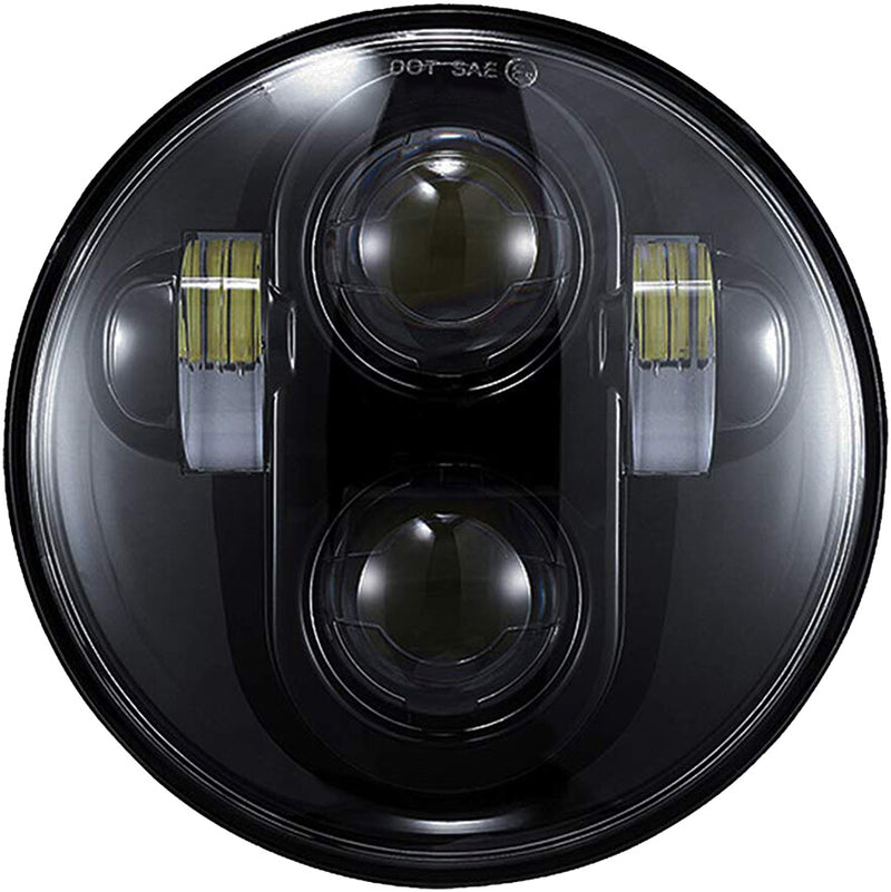 Pathfinder 226-0016 HD5MB 5 3/4" LED HEADLIGHT BLACK HIGH DEFINITION