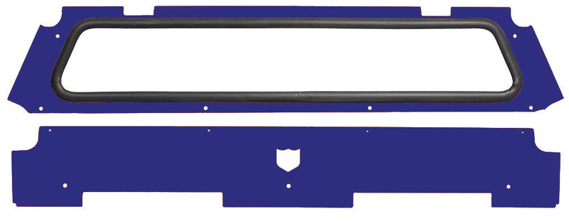 Pro Armor Rear Windshield Polaris Blue - P141W461PB Polaris RZR 2014-2022