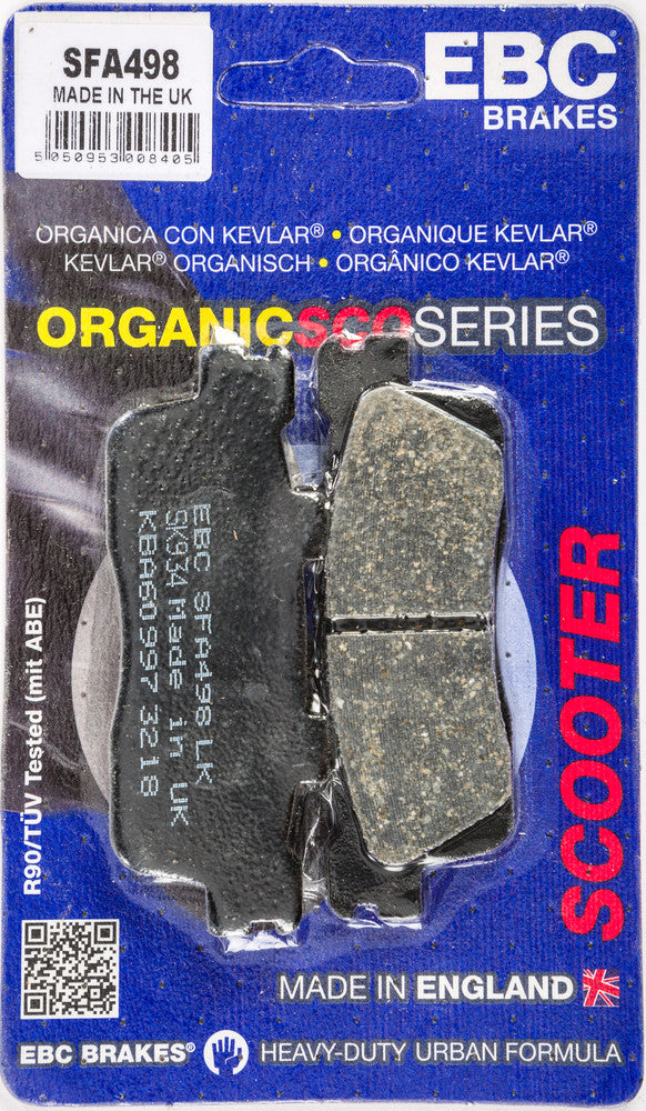 Ebc 153-498 SFA498 BRAKE PADS SFA498 ORGANIC