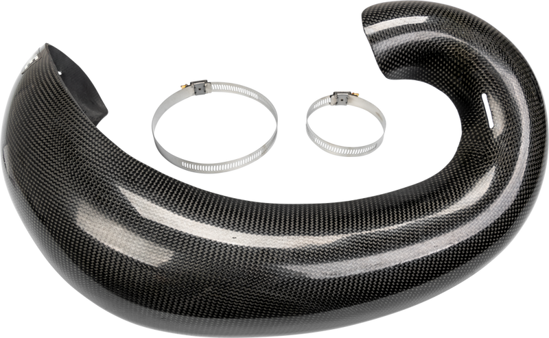 E-Line Accessories Carbon Fiber Pipe Guards - YPGPC02 For Yamaha YZ 250 2002-2024 | Kawasaki KX 250 2005-2007