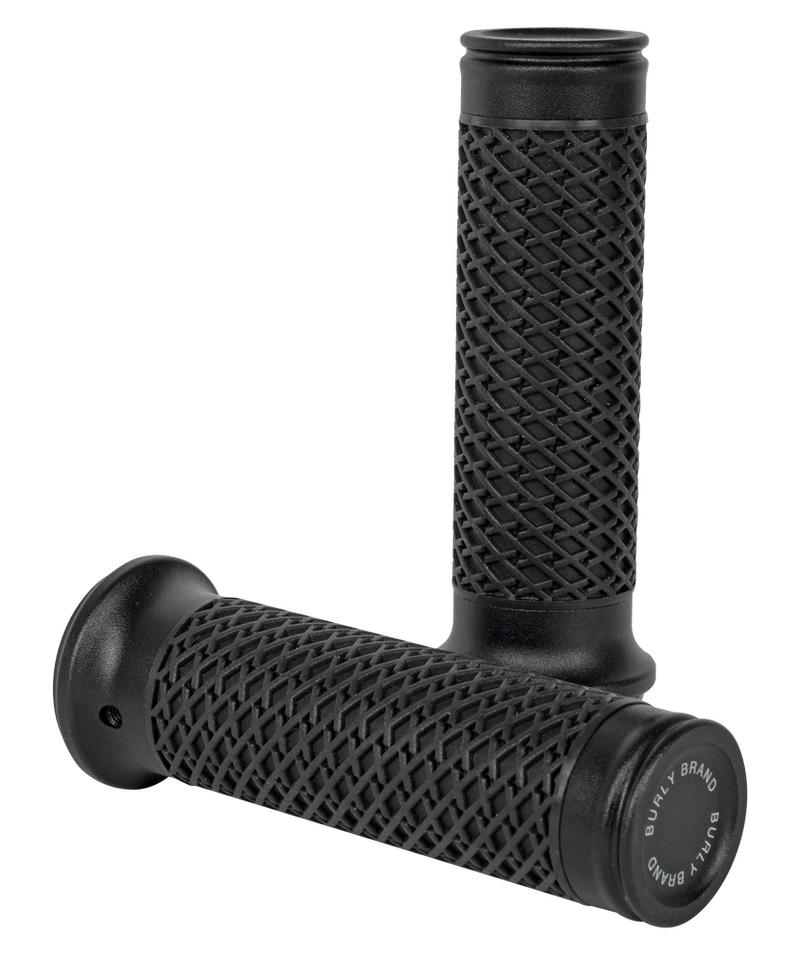 Burly Brand 750-05879 B16-1001B SLASH CUT GRIP SET 7/8" BLACK