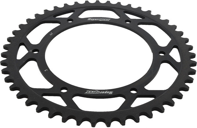 Supersprox Rear Sprocket Steel 47T-520 Black APR - RFE-5-47-BLK Aprilia Pegaso 1998-2005