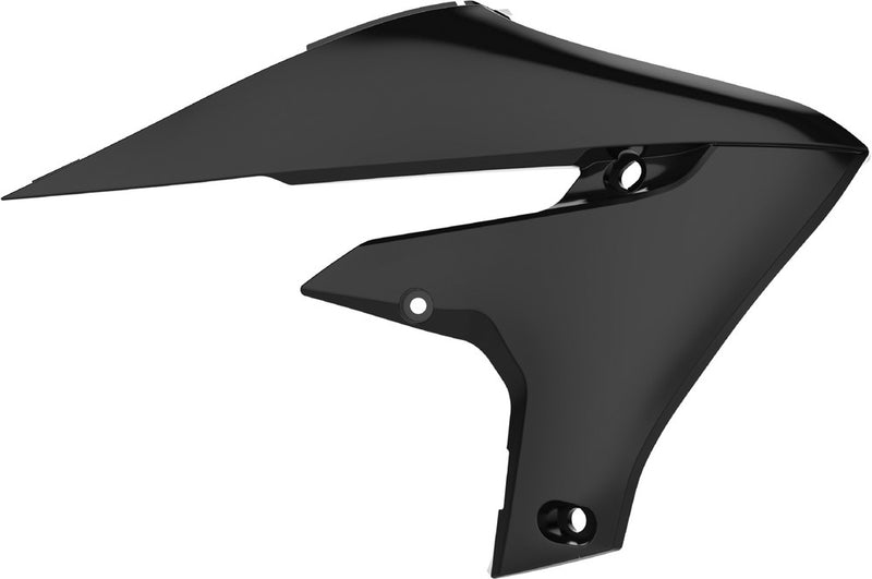 Polisport Radiator Shroud Black - 8415100003 Yamaha YZ 450 / YZ 250 2018-2023