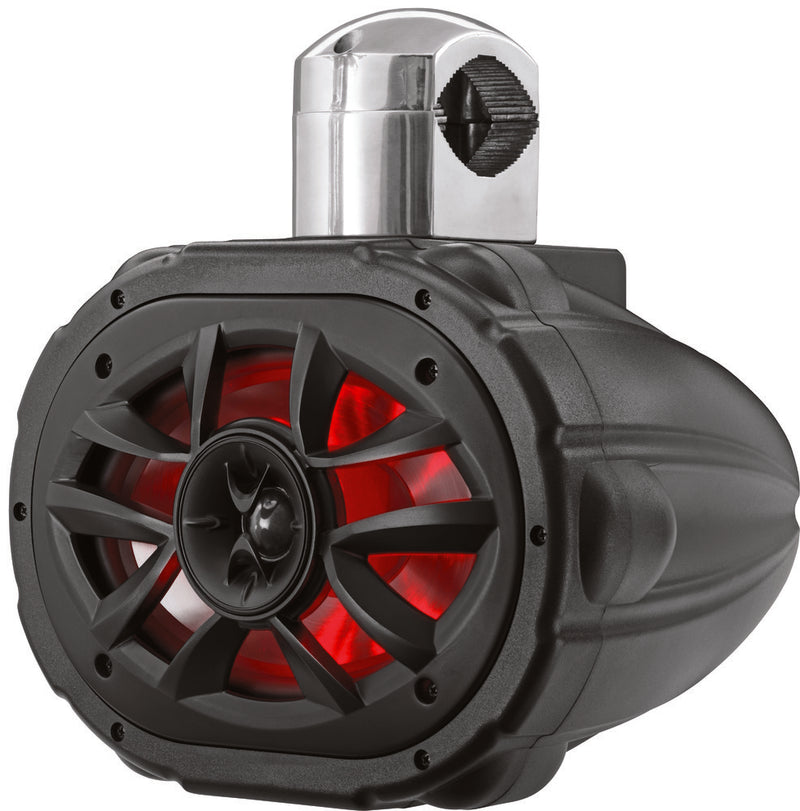 Boss Audio 63-8081 MRWT69RGB 600W 6"X9" RGB SPEAKER LED BLACK W/4-WAY CAGE MOUNT 1PC