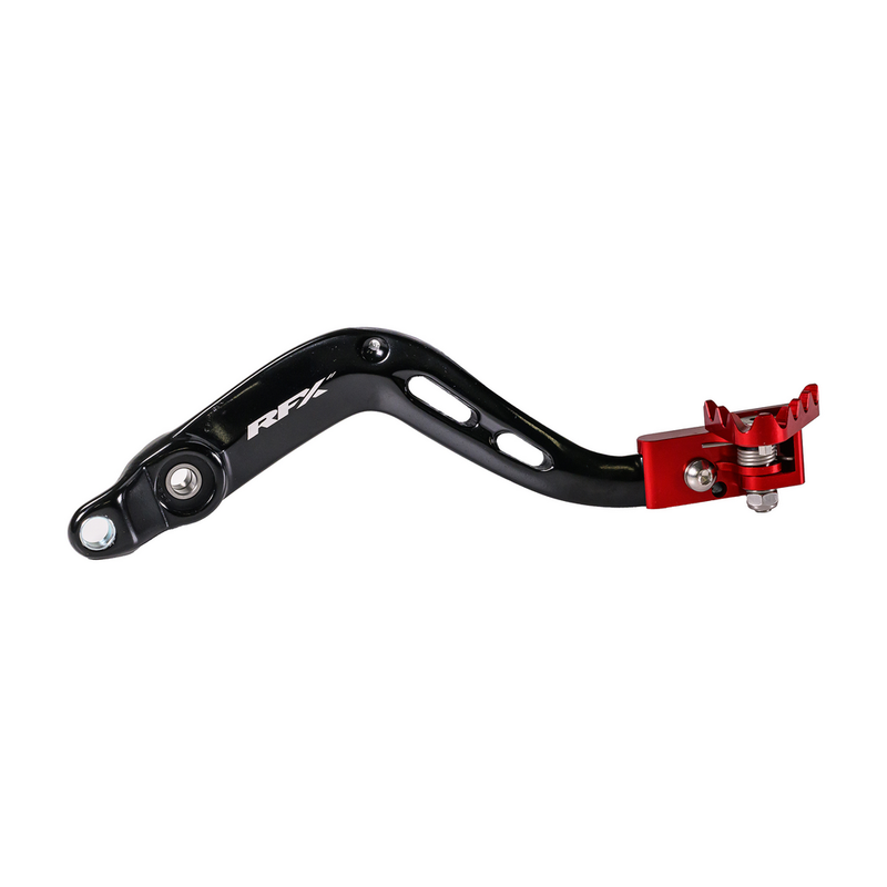 RFX Rear Brake Pedal RED Folding-TIP - FXRB 80100 99RD Beta Dirt Bikes 2005-2019