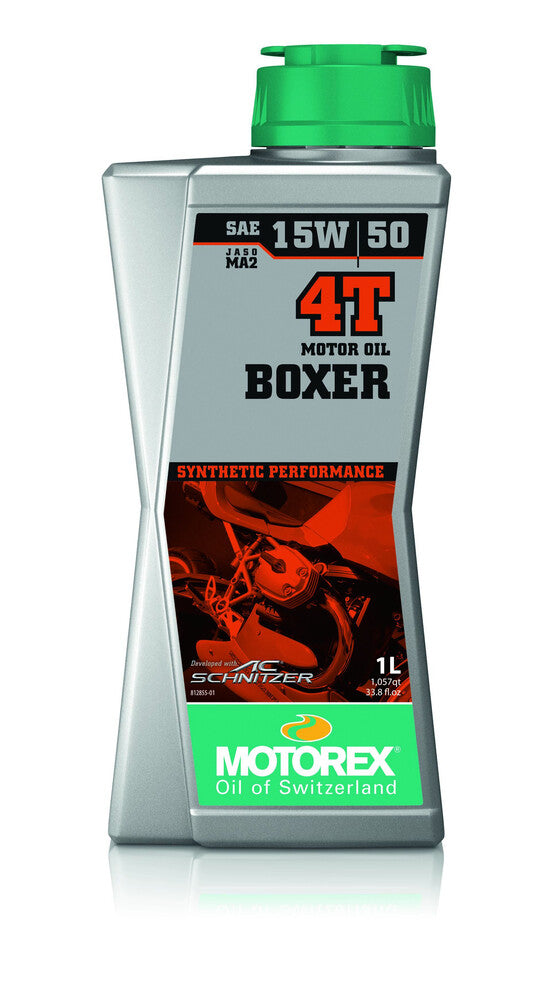 Motorex 580-1245 308240 BOXER OIL 4T 15W50 1L 10/CASE