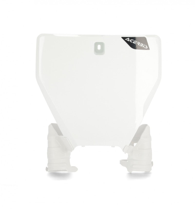 Acerbis 2791476811 19-22 Husqvarna 125-450 TC/ TX/ FX/ FC Raptor Front Number Plate - 20 White - Photo - Primary