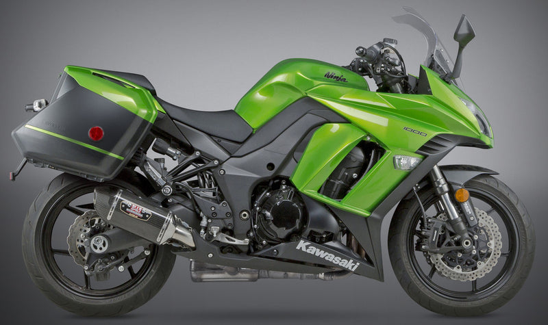 Yoshimura Exhaust Signature R-77 Slip-ON SS-CF-CF Dual - 14160E0220 Kawasaki ZX1000G Ninja 2014-2016