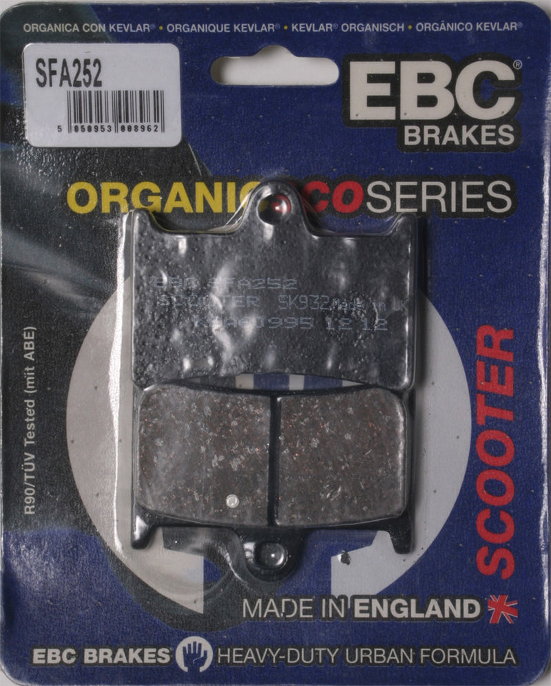 EBC Brake Pads Organic - SFA252 Yamaha 500 Max 2009-2011