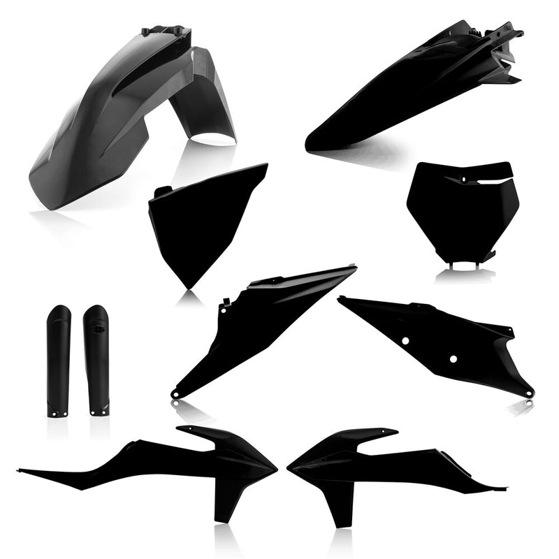 Acerbis Full Plastic Kit Black - 2726490001 KTM Dirt Bikes 2019-2022