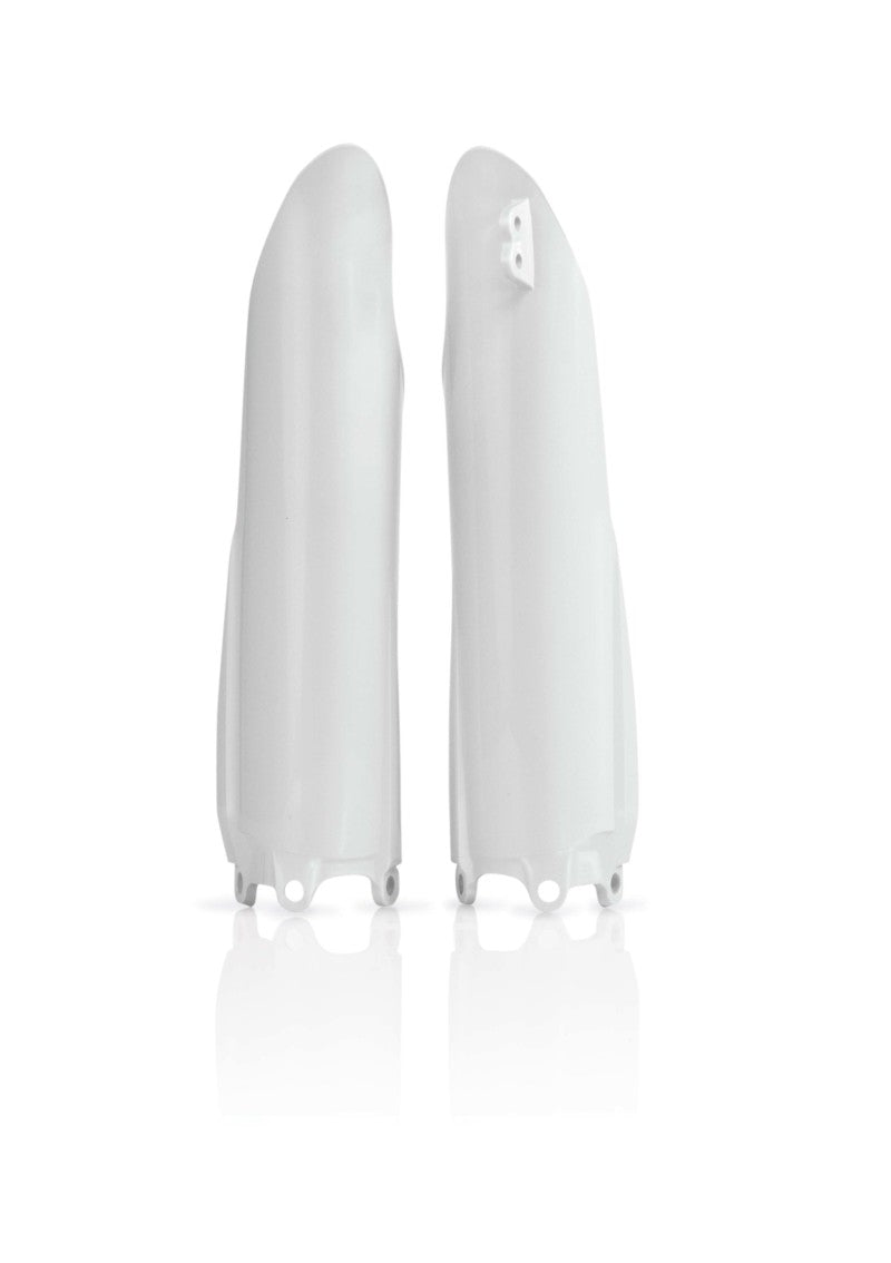 Acerbis 2113770002 08-14 Yamaha YZ/ 08-09 YZF Lower Fork Cover Set - White - Photo - Primary
