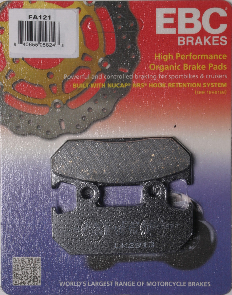 Ebc Brake Pads - FA121 Honda CBR600F Hurricane / CBR600F 1987-1990