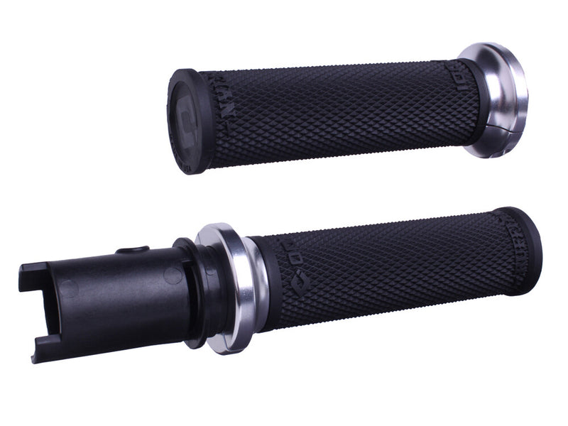 Odi Lock-ON Hart-Luck Full-Waffle Black Silver CVO ` - V31HTC-BB-S For Harley Touring 2023-2024