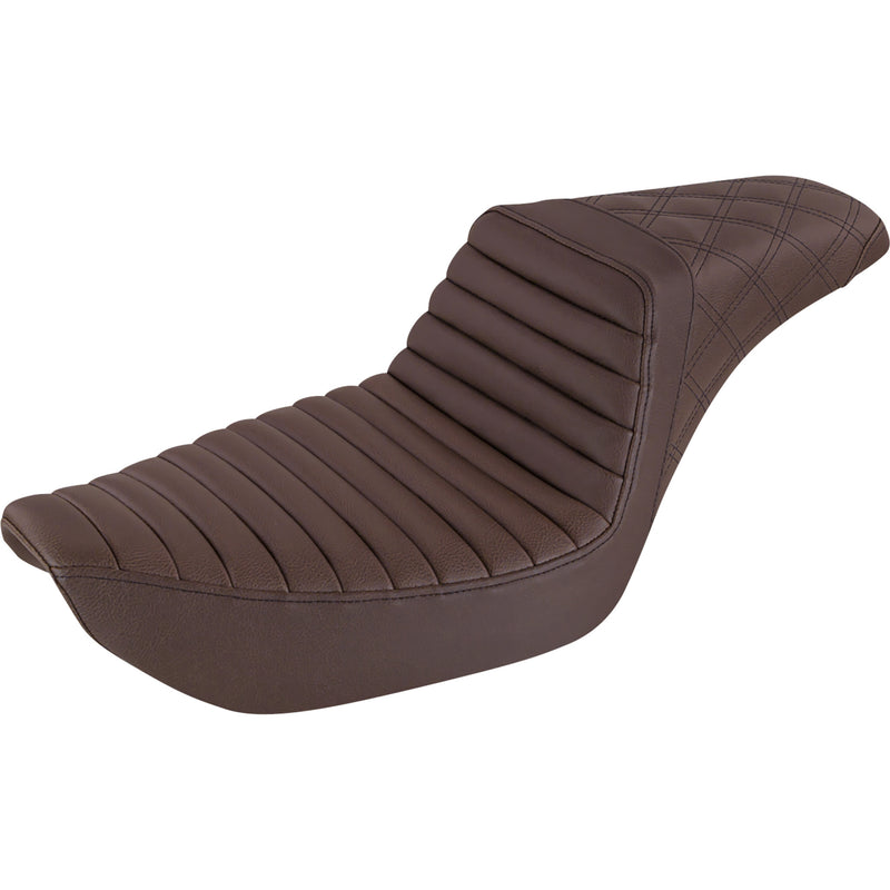 Saddlemen Step-Up Seat - 896-04-176BR For Harley Dyna 1996-2003