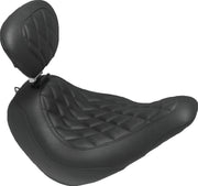 Mustang Motorcycle 83043 Mustang 18-21 Harley Low Rider, Sport Glide Wide Tripper Solo Seat W/dbr Diamond Stitch - Black - Photo - Primary