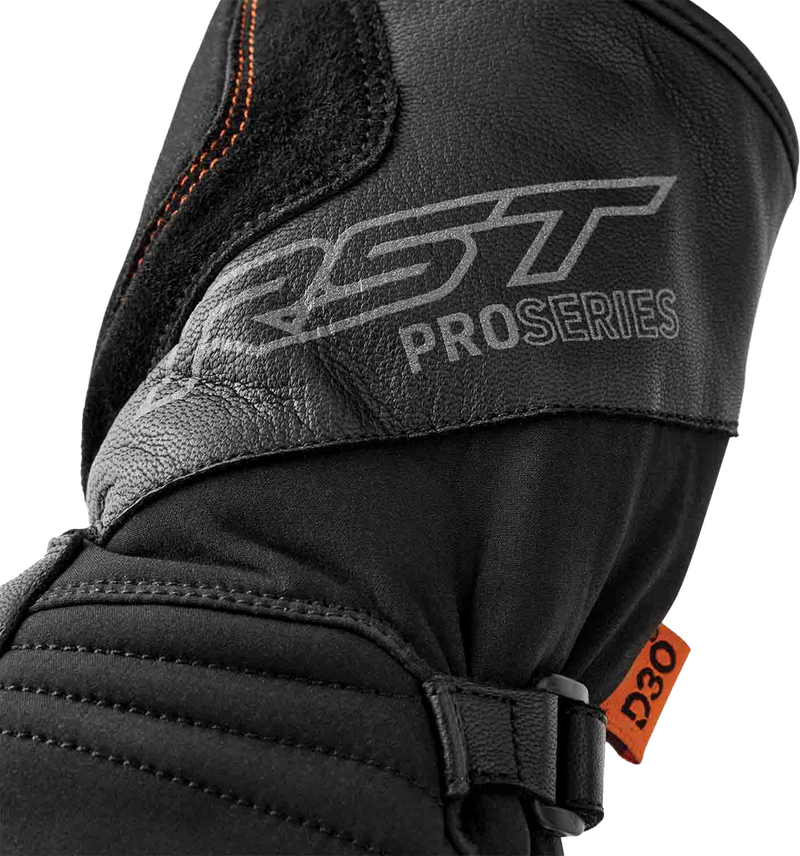 Rst 556-3704007 103704BLK-07 WOMENS ARTIC D3O WP GLOVE BLACK TEXTILE MD