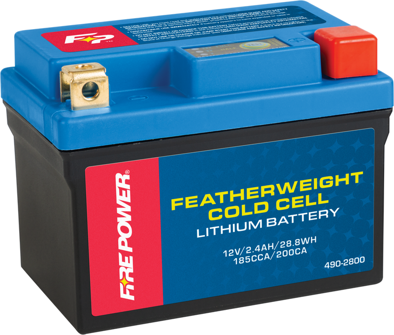 Fire Power Coldweather Lithium Battery 185 CCA HJTZ7S-FP-B-C - HJTZ5S-FPP-B-C KTM Dirt Bikes 2003-2024