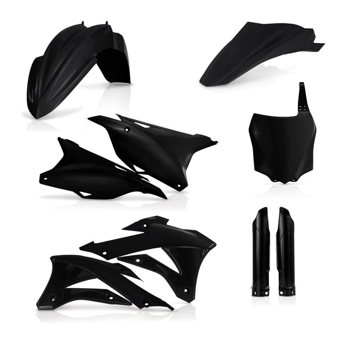 Acerbis 2374110001 14-21 Kawasaki KX85/100 Full Plastic Kit - Black - Photo - Primary