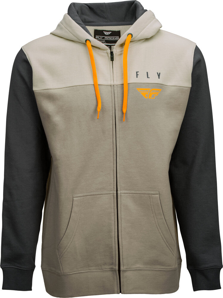 Fly Racing 354-0253S 354-0253S FLY HORIZONTAL ZIP UP HOODIE KHAKI/STONE/GREY SM