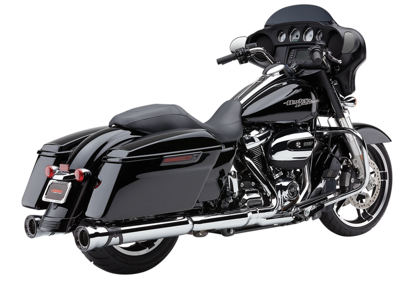 Cobra 4" Race-PRO Slip-ONS Chrome FLH FLT - 6216 For Harley Touring 2017-2026