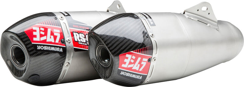 Yoshimura RS-9 Header Canister END CAP Exhaust Slip-ON SS-AL-SS - 22844BR520 Honda CRF250R / CRF250RX 2020-2021