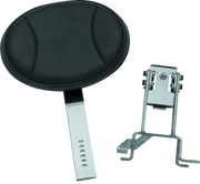 Kuryakyn 1628 Plug-n-go Driver Backrest 14-Up Indian Black Pad, Chrome - Photo - Primary