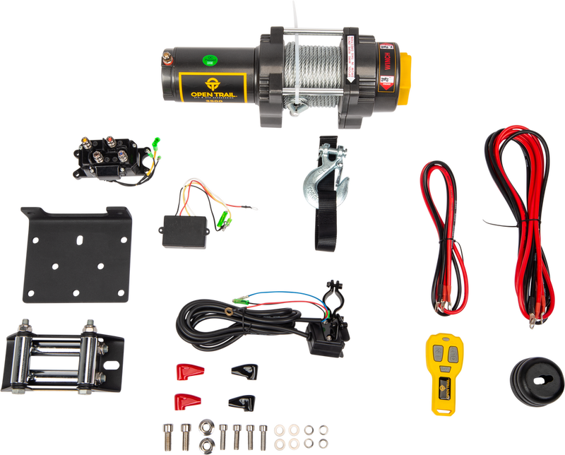Open Trail 459-0129 460-0129 3500LB WINCH STEEL WIRE