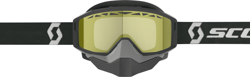 Scott Primal Snowcross Goggle Black White Yellow Lens - 278606-1007029