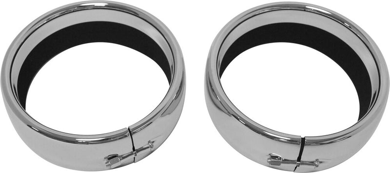 Harddrive 820-0328 38-302 PASSING LAMP TRIM RINGS CHROME