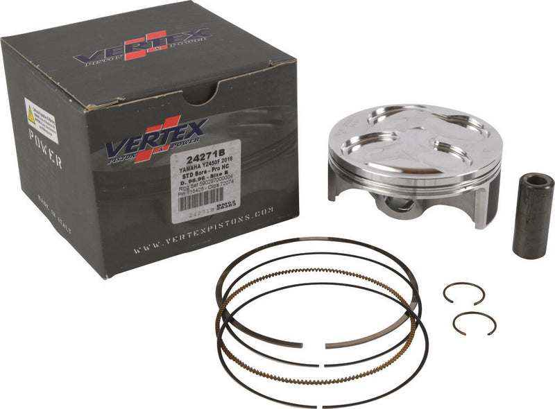 Vertex Piston Kit HC Forged 96.96/Standard 14.6:1 - 24271B Yamaha YZ 450 / WR 450 2018-2020