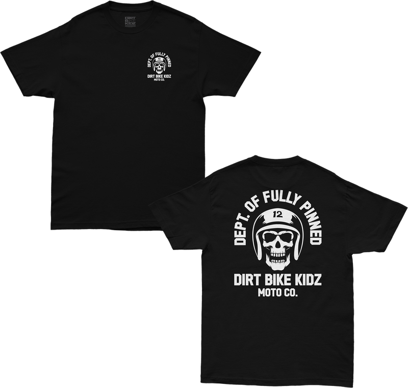 Dbk 325-00038YX YT-FPINNED-XL FULLY PINNED YOUTH TEE BLACK YX