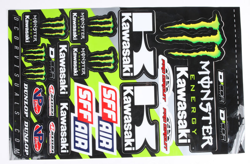 D'cor Visuals D-Cor Kawasaki Decal Sheet - 40-20-116