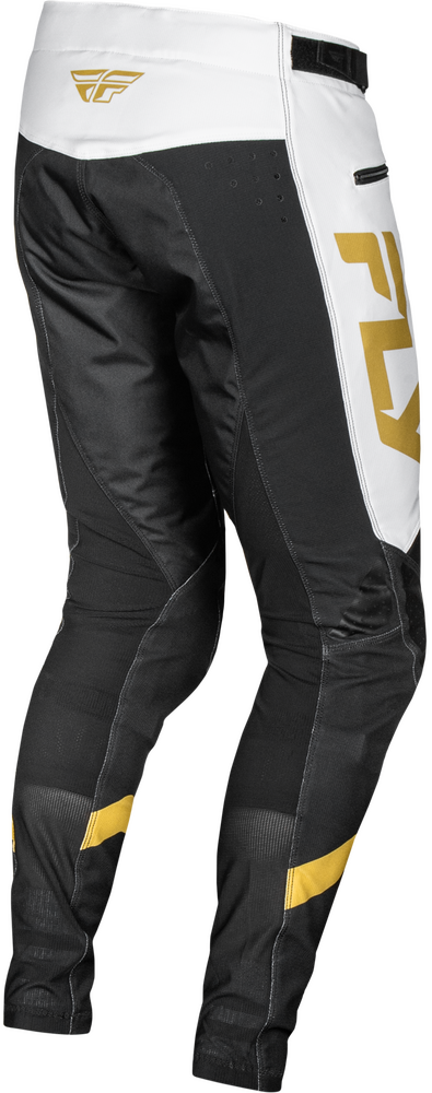 Fly Racing 378-06532 378-06532 RAYCE BICYCLE PANTS WHITE/BLACK/GOLD SZ 32