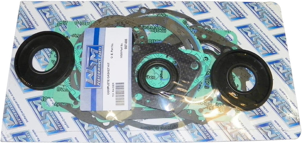Wsm 687-60600 007-606 GASKET KIT YAM 701 YAM 701 W/ 62T ENGINE CASE