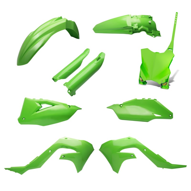 Cycra 1CYC-9325-72 21-23 Kawasaki KX250F Powerflow Body Kit - OEM Green - Photo - Primary