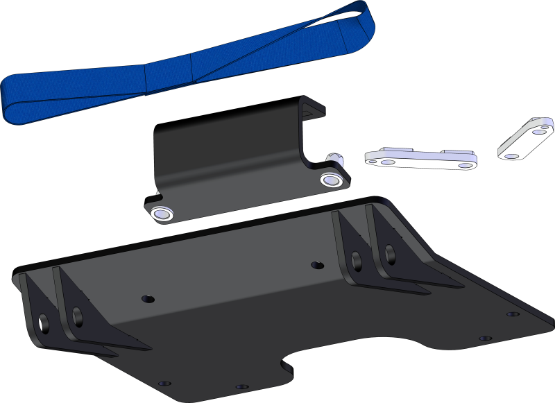 KFI 105250 14+ Kawasaki Teryx 800/ 4/ 08-13 Teryx 750/ 4 UTV Plow Mount - Photo - Primary