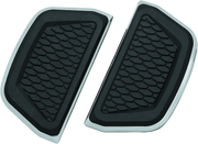 Kuryakyn 5902 Hex Passenger Board Inserts Chrome - Photo - Primary