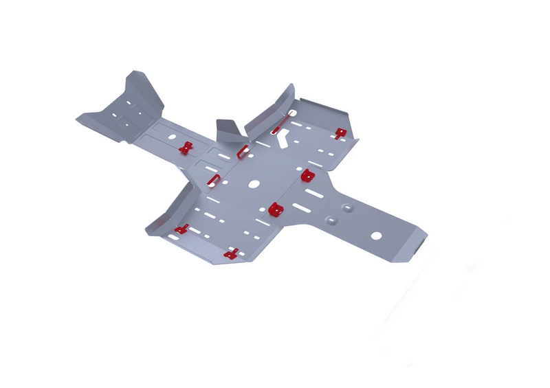 Rival Powersports Usa Central Skid Plate Alloy - 2444.6903.3 Kawasaki 750 Brute Force 4x4i / Brute Force 4x4i / Brute Force 750 2012-2024