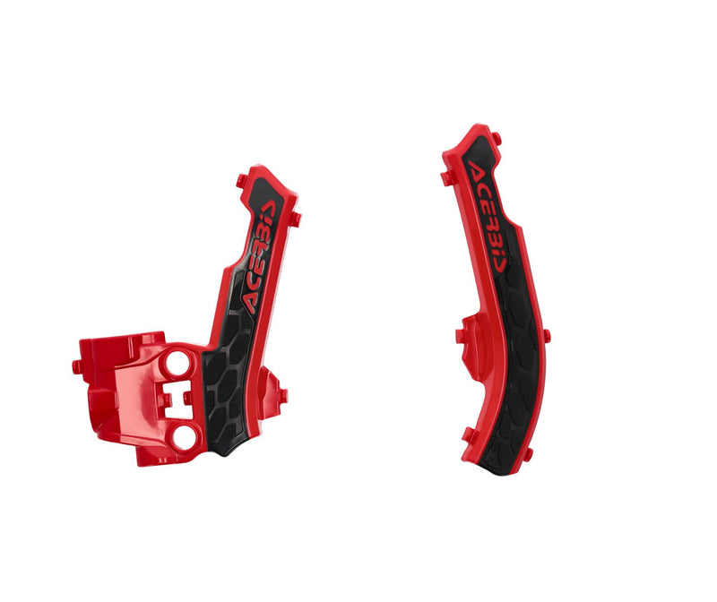 Acerbis 29796-11018 2979611018 X-GRIP FRAME GUARD GAS RED/BLACK