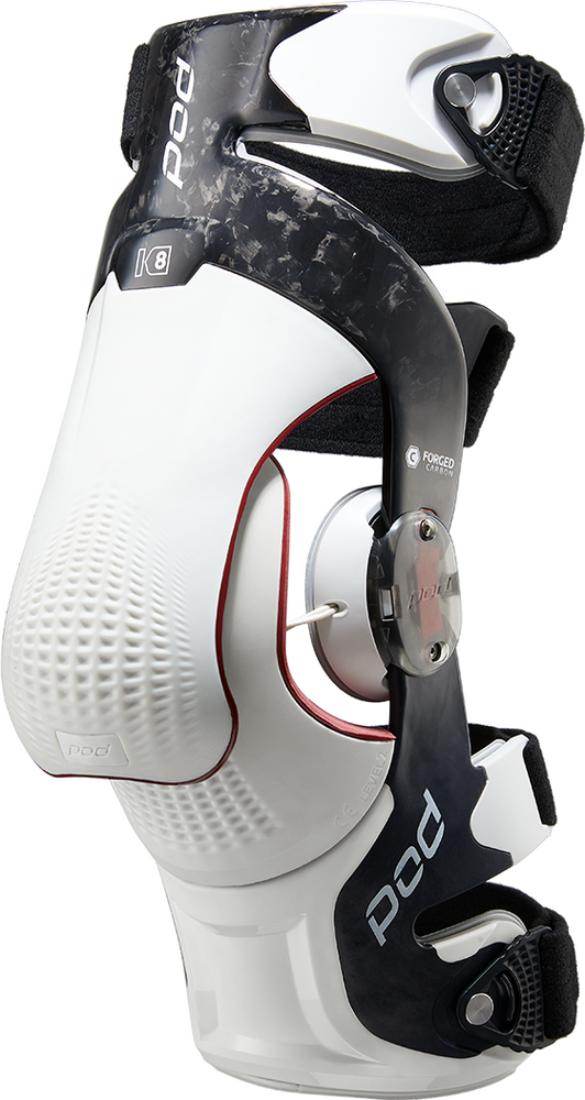 Pod 664-0489M K830-CLT-LT-MD K8 3.0 KNEE BRACE CARBON (LT) CARBON/WHITE MD