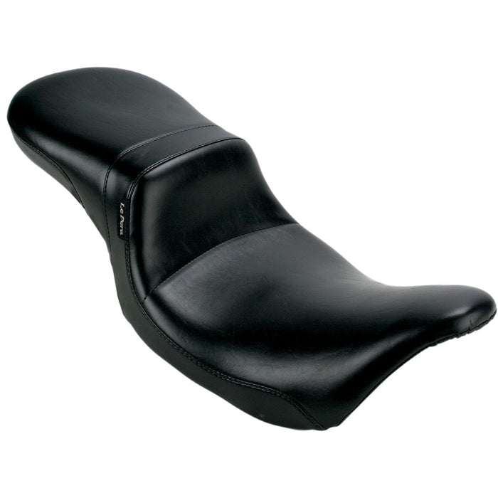 LE PERA 0801-0375 LK-567 Daytona 2-Up Seat - Without Backrest - Smooth - Black - FL '08-'23