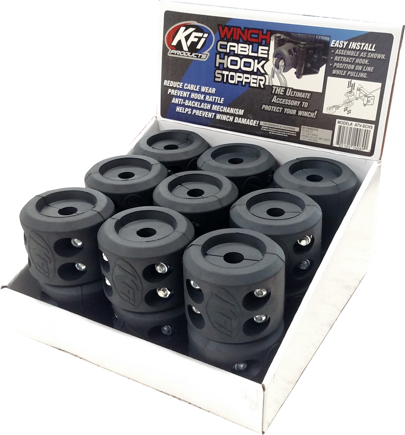 Kfi Products 10-0112 BOX-SCHS CABLE STOPPER COUNTER DISPLAY 18/PK