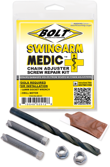 Bolt 020-00011 SA-MEDIC SWINGARM MEDIC CHAIN ADJUSTER REPAIR KIT