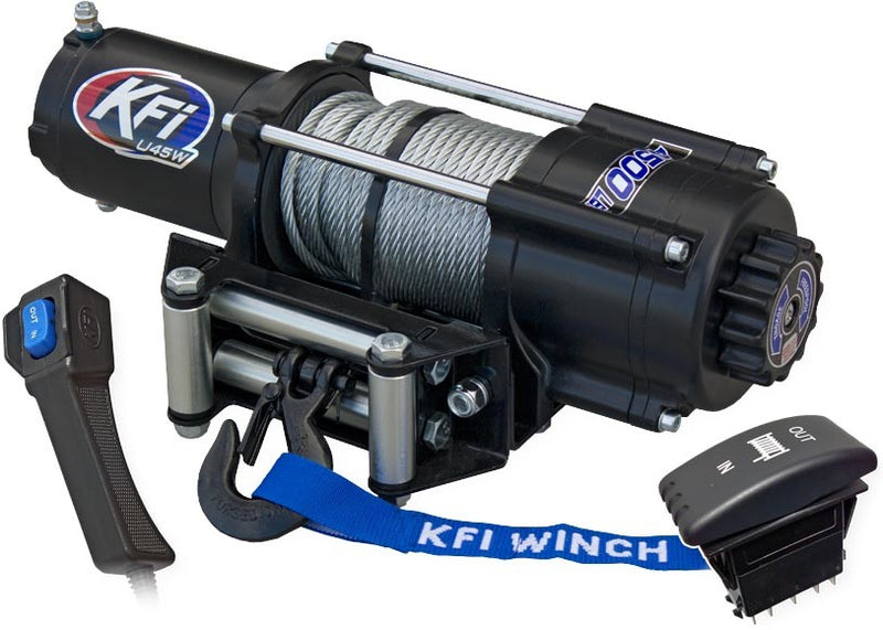 Kfi Products 10-0207 U45W-R2 WIDE 4500 LB UTV WINCH